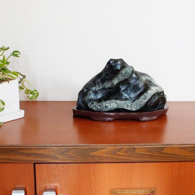 巳(蛇、へび)白蛇石の置物