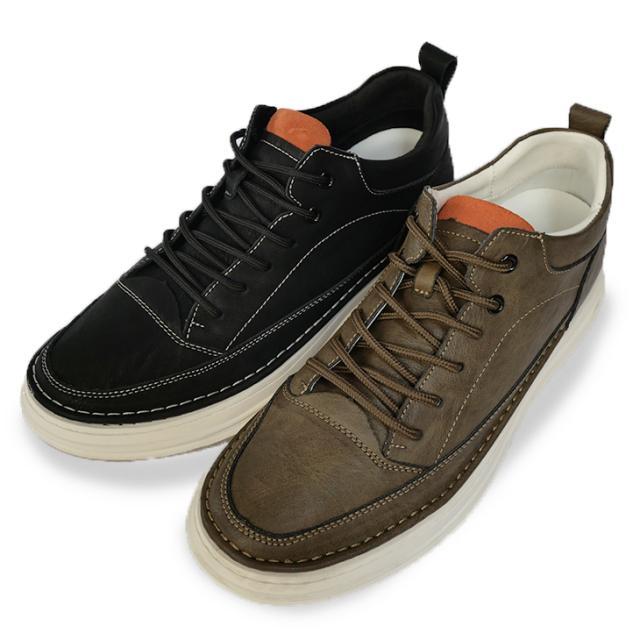 シークレットスニーカー 8cmアップ シークレットシューズ メンズ スニーカー 23.5cm〜 kk2-050