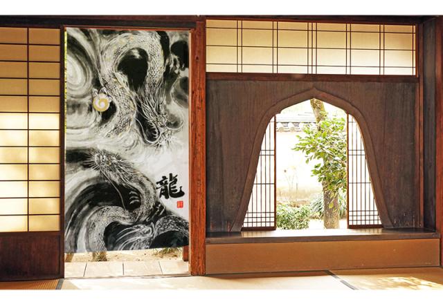 暖簾 norenn カーテン 間仕切り 仕切りカーテン スクリーン タペストリー 目隠し 和風暖簾 和風 和柄 和室 和モダン 龍 ドラゴン 風水 縁起物 飛翔 吉祥 招福 JAPANESE NIPPON 国産