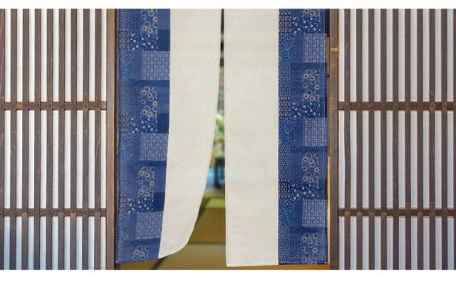 暖簾 のれん norenn カーテン 間仕切り タペストリー パーテーション インテリア 和柄 和風 和室 日本 和柄 粋 古布 古布柄 和モダン モダン 詫び寂び 綿混生地 japanese nippon