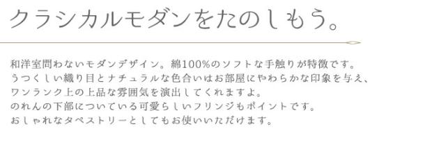 暖簾 norenn タペストリー カーテン のれん フレンジ フリンジ ストリング モダン クラシカル ナチュラル アジアン エスニック エキゾチック 和風 洋風 ファブリック コットン 綿100%