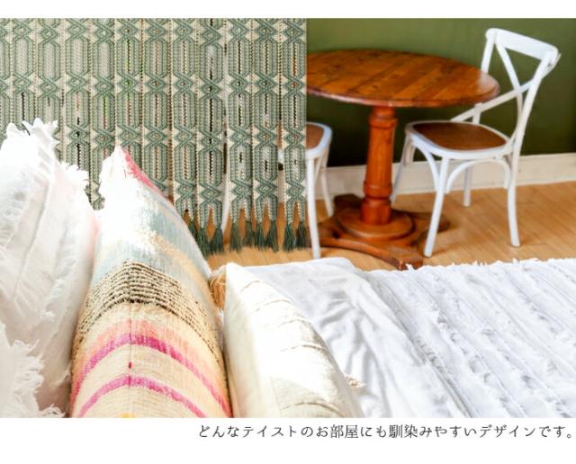暖簾 norenn タペストリー カーテン のれん フレンジ フリンジ ストリング モダン クラシカル ナチュラル アジアン エスニック エキゾチック 和風 洋風 ファブリック コットン 綿100%