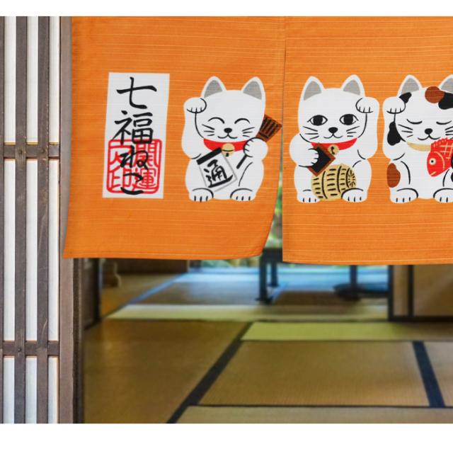 暖簾 norenn メッセージ暖簾 カーテン 間仕切り インテリア 和室 和風 和柄 詫び寂び ツートン 日本 蜻蛉 とんぼ 虫 昆虫 貼り絵 絵 つまみ細工 秋 風水 モチーフ 幸運 縁起物 150丈 JAPANESE NIPPON