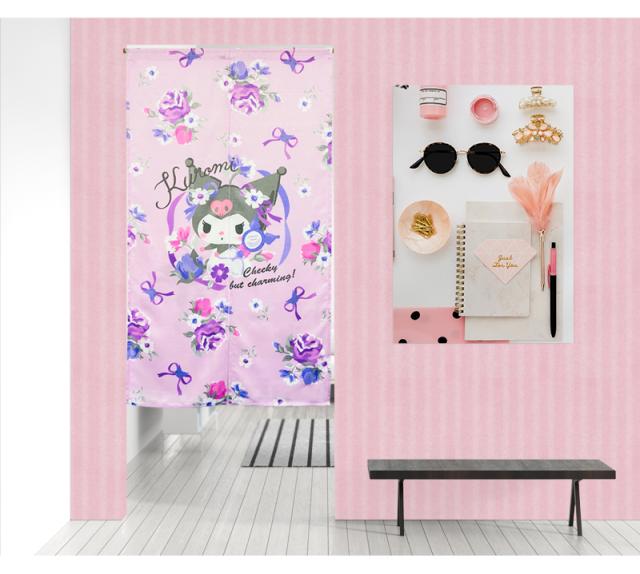 暖簾 norenn カーテン 間仕切り 仕切りカーテン タペストリー スクリーン 目隠し Sanrio サンリオキャラクターサンリオ シナモンロール カフェ・シナモン マイメロちゃん MyMelody KUROMI クロミちゃん おねがいマイメロディ HelloKitty キティちゃん キティーちゃん Kitty 可愛い