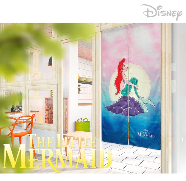 暖簾 norenn カーテン 間仕切り 仕切りカーテン ギフト 贈り物 タペストリー スクリーン 目隠し ディズニー ディズニープリンセス 人魚 アリエル リトルマーメイド 子供部屋 キッズ家具