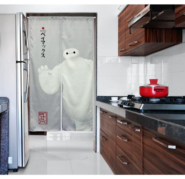 暖簾 norenn カーテン 間仕切り 仕切りカーテン ギフト 贈り物 タペストリー スクリーン 目隠し ディズニー Disney ベイマックス ロボット BAYMAX ウォルトディズニー 子供部屋 キッズ家具