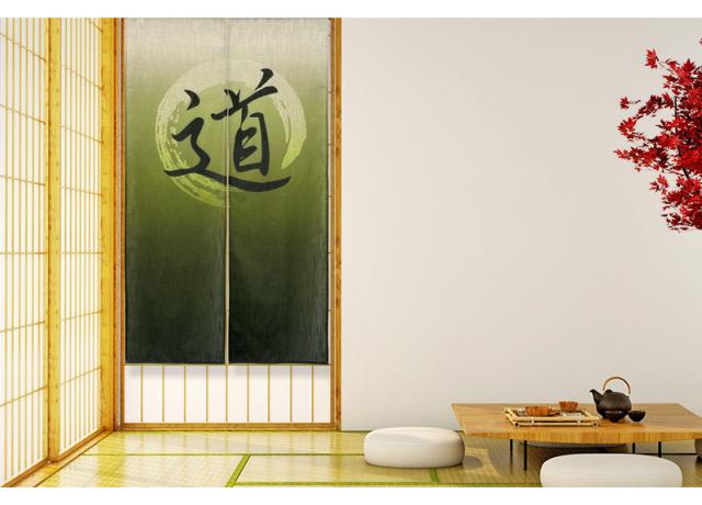 暖簾 norenn カーテン 間仕切り 仕切りカーテン スクリーン タペストリー 目隠し 和柄 和室 和風 漢字 円 円相 毛筆 一筆書き インバウンド お土産 かっこいい 外国人 観光