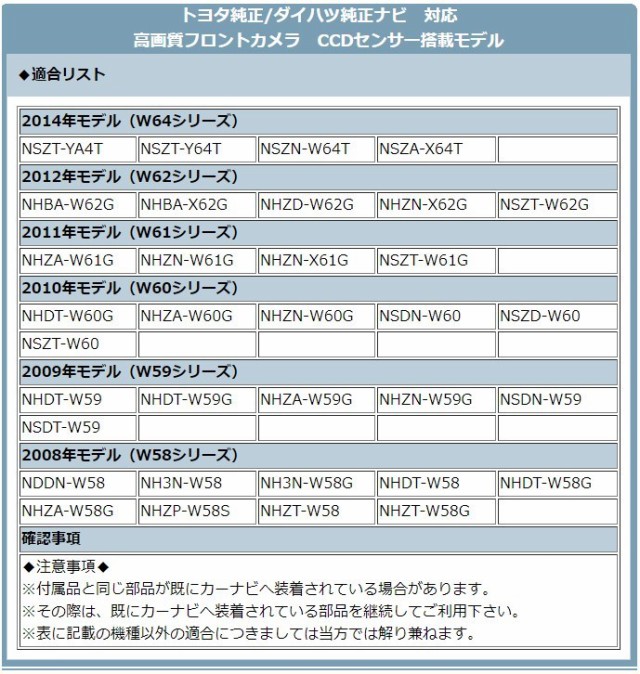 売るトヨタ純正 NHZD-W62G 高画質CCD フロント サイド バックカメラ 3台set 入力変換アダプタ トヨタ純正スイッチケーブル 付 純正品