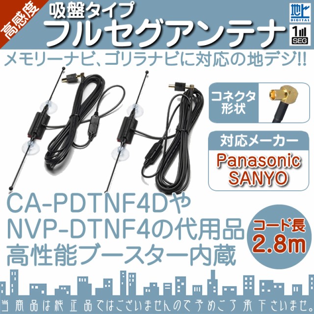 取寄品 フルセグアンテナ 地デジアンテナ 吸盤取付 パナソニック Panasonic サンヨー Sanyo 車載用 吸盤 21公式店舗 Www Iacymperu Org