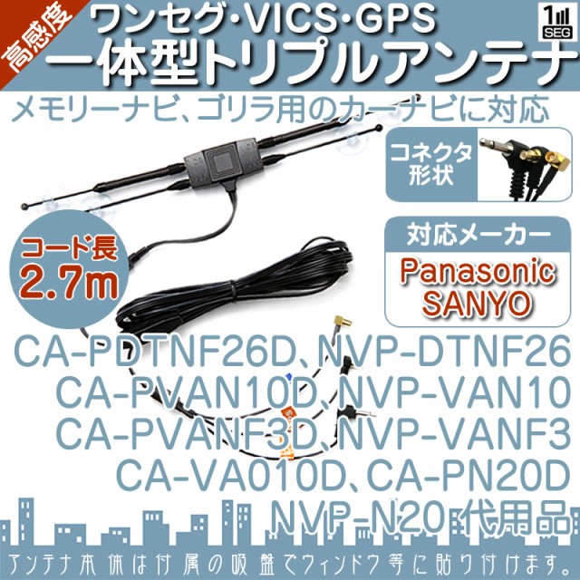 Panasonic 純正地デジアンテナGPS - カーナビ