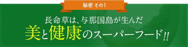 秘密その1　美と健康のスーパーフード！