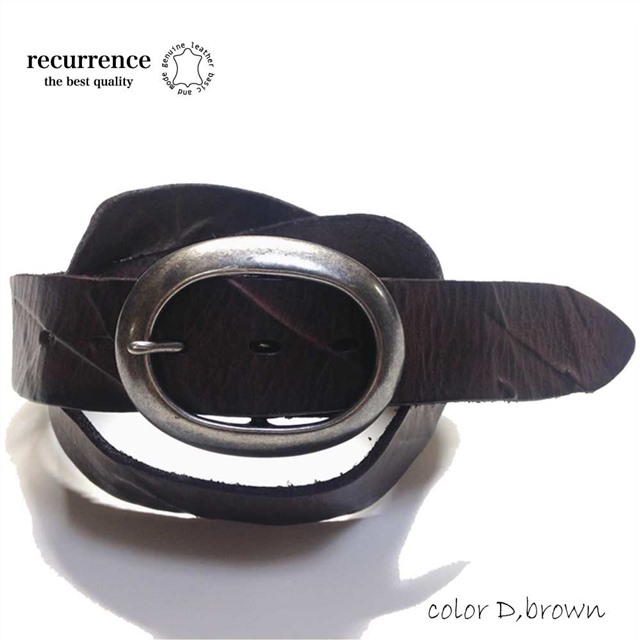 ベルト メンズ おしゃれ シンプル ビジネスカジュアル ファッション小物 Dm3特殊加工 定番商品 牛革カジュアルベルト デポー