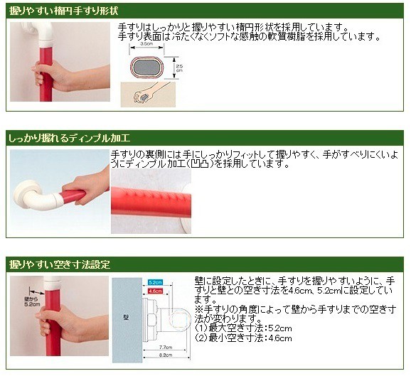 定番正規店 セーフティーバー I型手すりセット I-800 〈535-845 アイボリー〉 【住宅改修 手すり 住宅建材 リフォーム資材 バリの通販はau PAY マーケット - 介護もーる|商品ロットナンバー セール通販