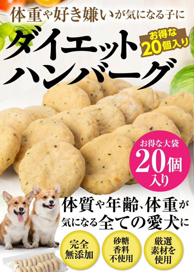 即納 犬用 手作りご飯 ダイエット ハンバーグ 大袋 個入 無添加 国産 冷凍 レビューで送料無料 Www Arnabmobility Com