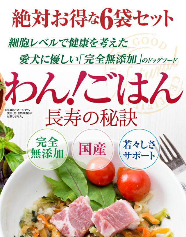 国内最安値 犬 手作りごはん ドッグフード わんごはん 長寿の秘訣 1680g 無添加 国産 高齢犬 シニア 通常便 送料無料 感謝価格 Arnabmobility Com 国内最安値 犬 手作りごはん ドッグフード わんごはん 長寿の秘訣 1680g 無添加 国産 高齢犬 シニア 通常便 送料無料 感謝価格 Arnabmobility Com