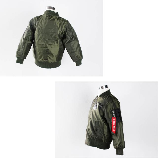 子供 MA-1 シスキー 中綿 ジャンパー