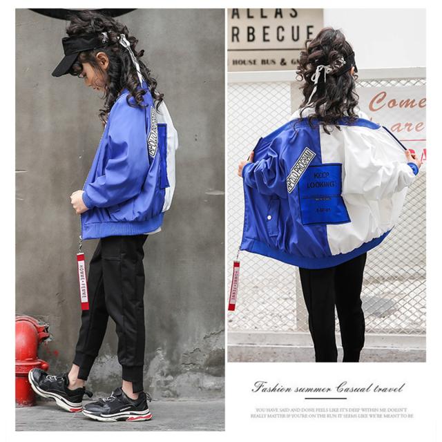 子供 キッズ ダンス 衣装 バイカラー スタジャン