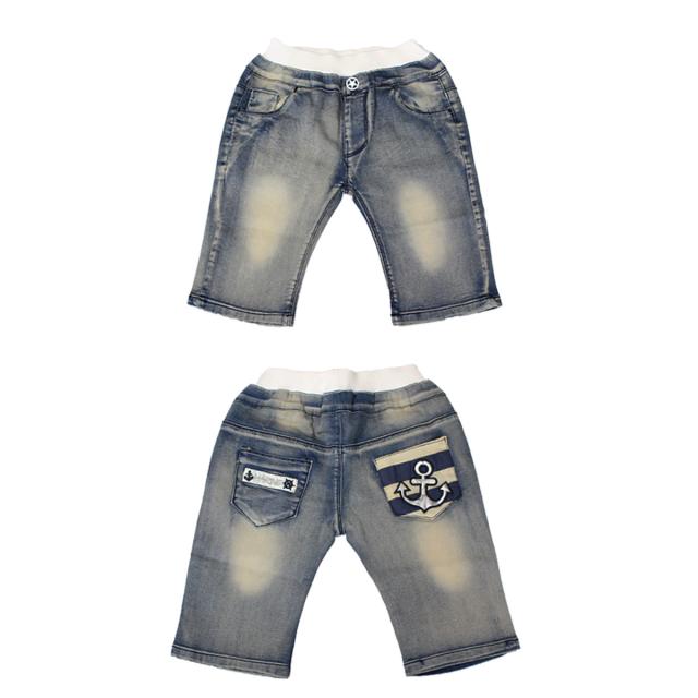 キッズ デニム ハーフパンツ