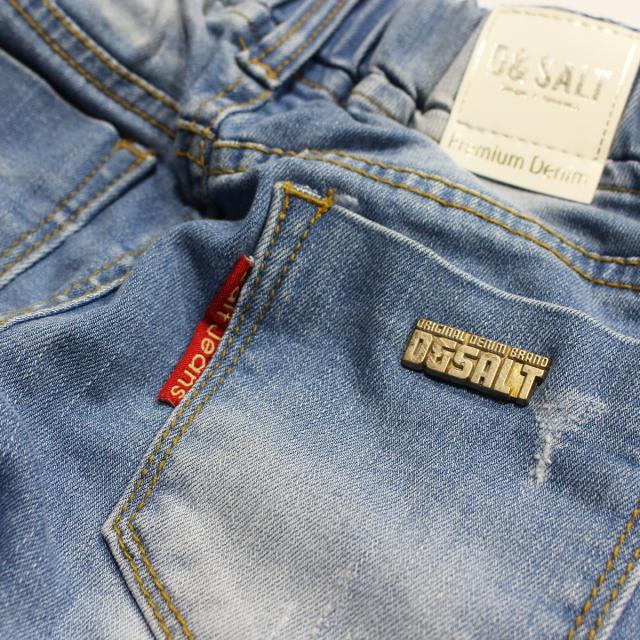 キッズ ダンス デニム ダメージ加工