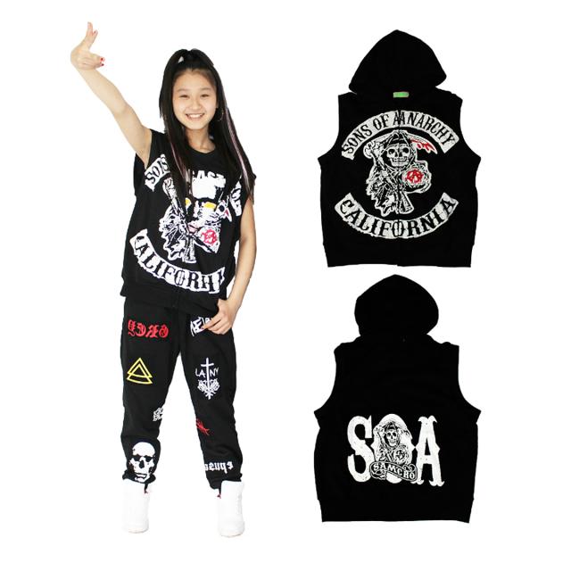 子供 キッズ パーカー ダンス衣装