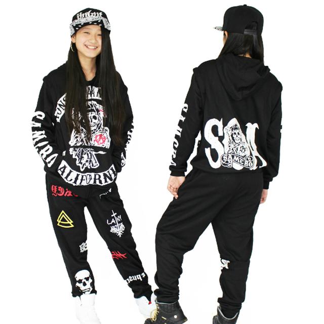 子供 キッズ パーカー ダンス衣装