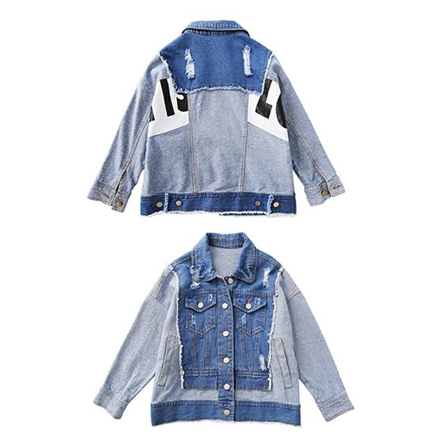 子供  キッズ ダンス 衣装 デニム ジャケット 