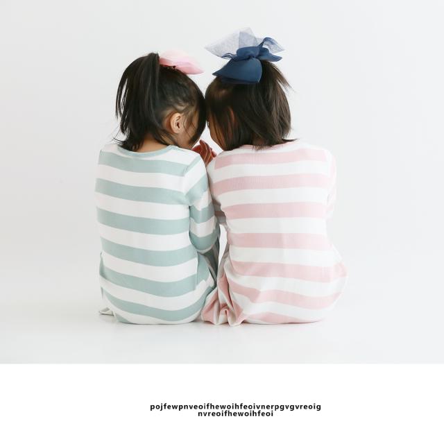 ワンピース 女の子　ボーダー 春