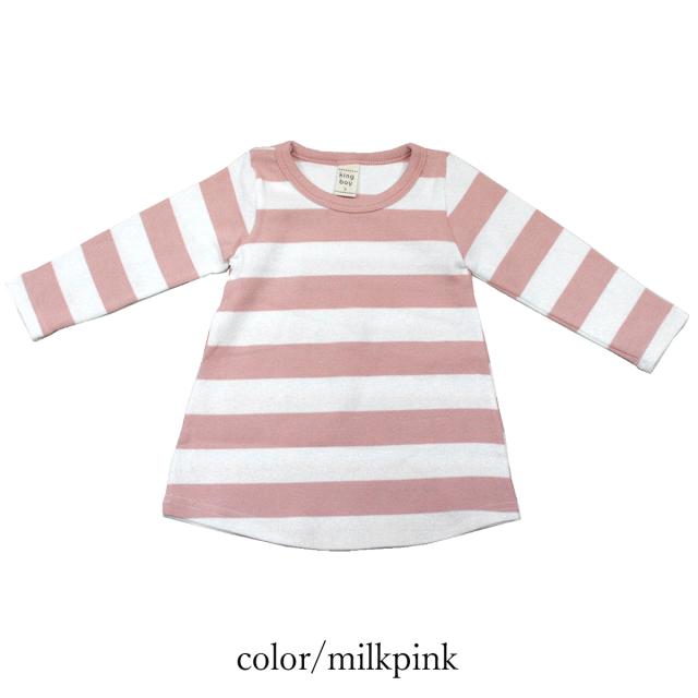 ワンピース 女の子　ボーダー 春