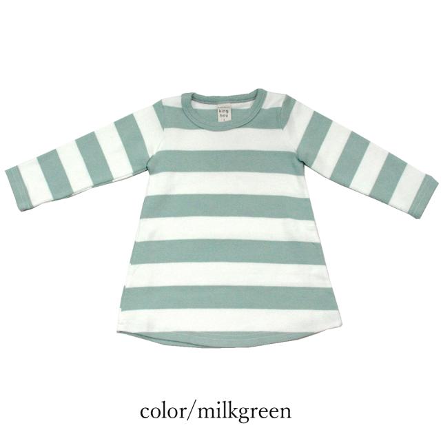 ワンピース 女の子　ボーダー 春