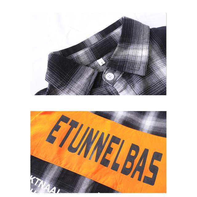 キッズ ダンス 衣装 チェック セットアップ