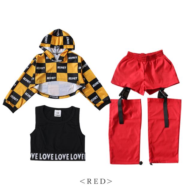 キッズ ダンス 衣装  セットアップ 