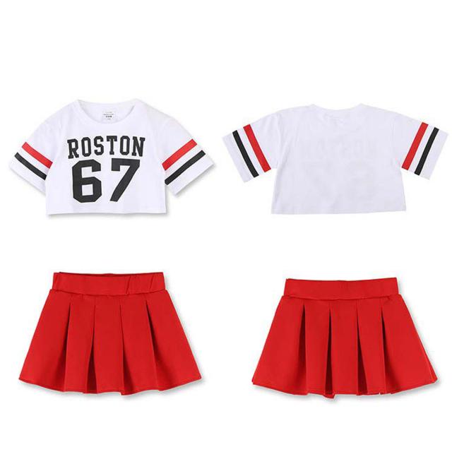 子供 ダンス 衣装 チアガール 薄手