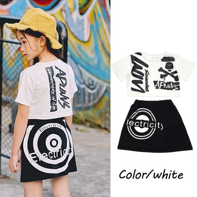 キッズ ダンス 衣装 へそ出し セットアップ