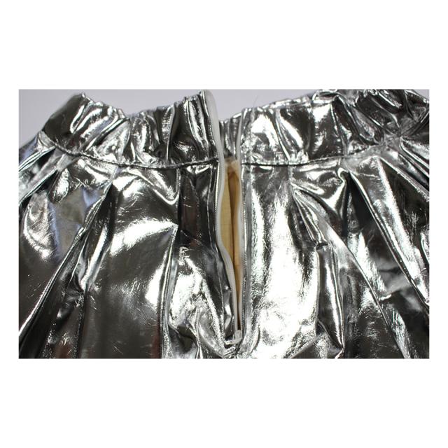 子供  キッズ スパンコール セットアップ パープル