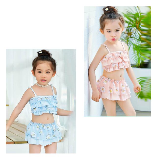 キッズ 水着 セパレート フリル 女の子