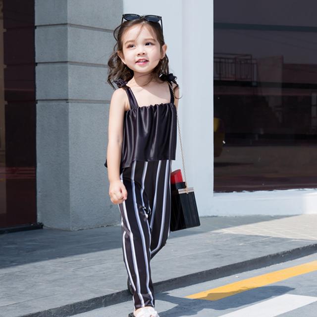 子供 女の子 水着 ストライプ