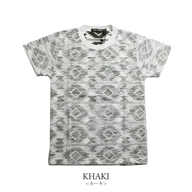 子供 SHISKY オルテガ柄 Tシャツ