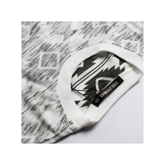 子供 SHISKY オルテガ柄 Tシャツ