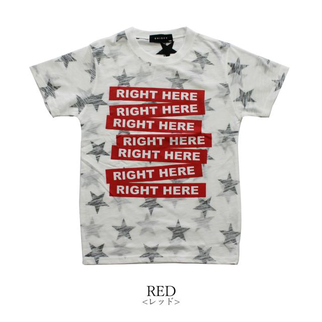 子供 SHISKY 星 総柄 Ｔシャツ