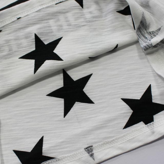 子供 SHISKY 星 総柄 Ｔシャツ