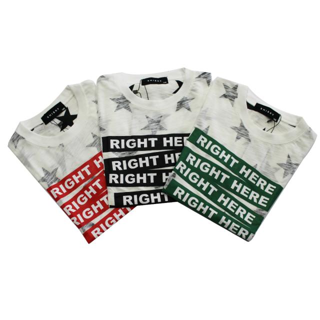 子供 SHISKY 星 総柄 Ｔシャツ