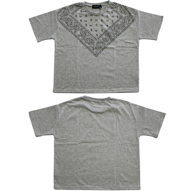 子供 SHISKY ペイズリー BIGＴシャツ