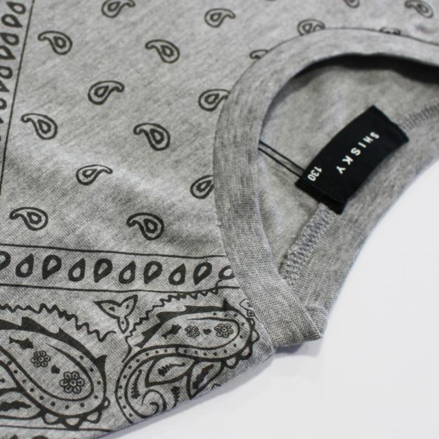 SHISKY SHISKY ペイズリー BIGＴシャツ