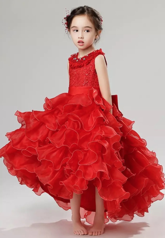 安いを販売 子供 ドレス フィッシュテール ドレス 赤ピアノ 発表会 ドレス 子供 100-160 ドレス 子供 結婚式 キッズ ドレス 子供 ドレス  結婚式 韓国 クリアランス卸売-ssl.daikyogo.or.jp