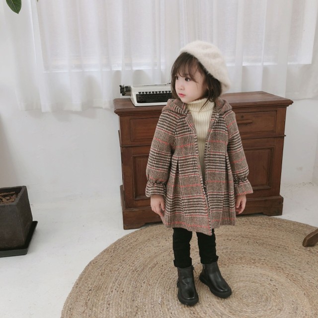 チェック柄 コート 子供服 コート 女の子 子供服 女の子 アウター