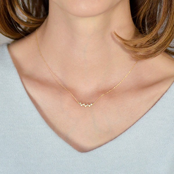 数量限定安い ネックレス レディース 18K 18金の通販はau PAY マーケット - umu|商品ロットナンバー:437564170 ダイヤモンド ゴールド K18 「stellato」送料無料 4月誕生石 プレゼント 再入荷お得