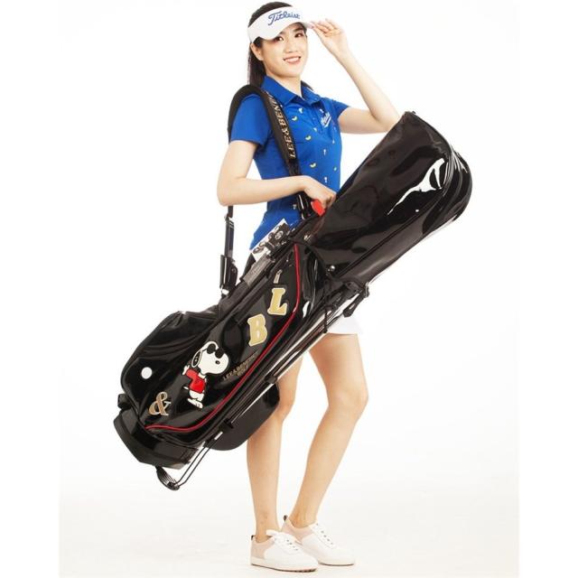 軽量 LEE BENEDICT GOLF ネイビー キャディバック 複数ポケット LEE BENEDICT GOLF ネイビー キャディバッグ 複数ポケット付き