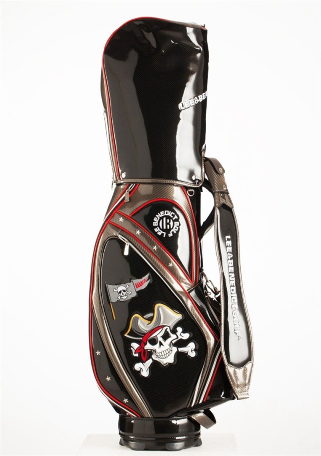 レディース向け LEE BENEDICT GOLF キャディバッグ ホワイト