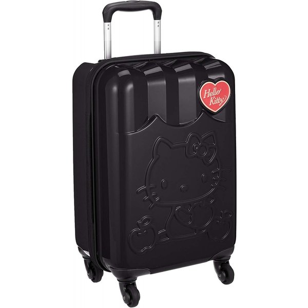 激安の サンリオ ハローキティ キャリーケース お出かけ 飛行機 トラベル 黒 キャリーバッグ りんご柄 旅行 可愛い レディース 女の子 キティち 短納期 早者勝ち Pass Reiterrevue De