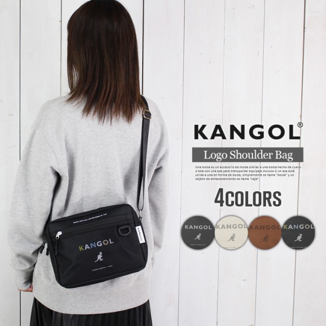 KANGOL 横型 ショルダーバッグ 軽量 サブバッグ 無地 シンプル